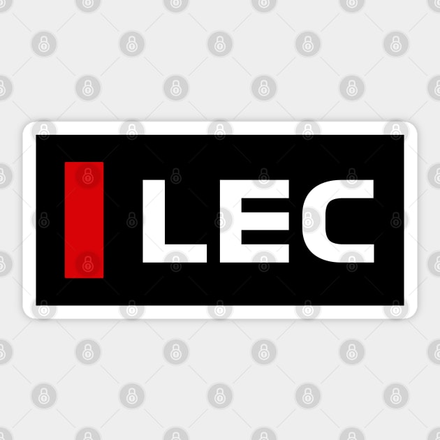 LEC - Charles Leclerc Sticker by F1LEAD